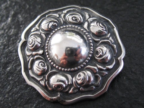 Brosche silber 830 jugendstil - brosche,