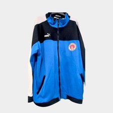 St Pauli Fußball-Trainingsjacke 1997 - 1999 Puma weiß Blau Erwachsene M