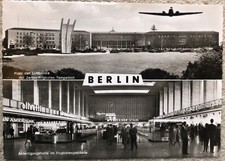 Flughafen Airport Postkarte