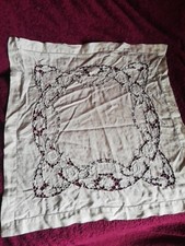 Tischdecke Decke Mitteldecke 55 x 55 cm Weiß, Von Omas Schrank 