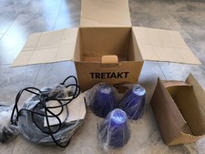 IKEA TRETÄKT Pendelleuchte 1990er | Vintage Designlampe | OVP | Blaues Milchglas