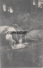 VINTAGE FRENCH FOTO 1910  AKT