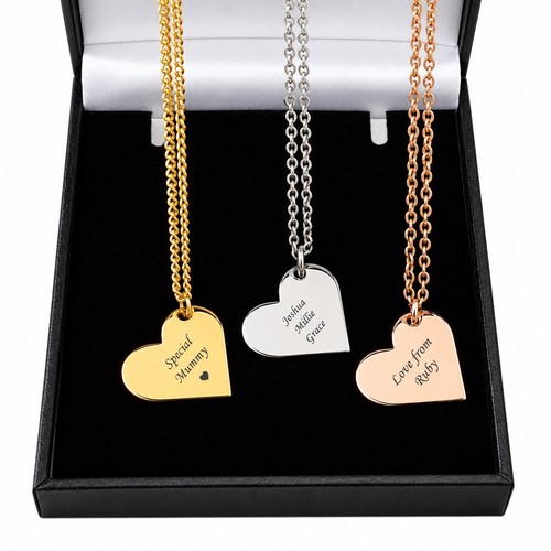 Personalisierte herz kette mit - personalisierte,