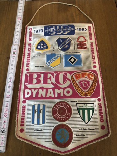 Bfc dynamo wimpel fanion - dynamo, uefa