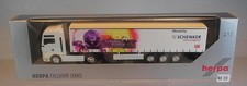 Herpa 1/87 Nr. SoMo MAN TGA Sattelzug Gardinenplane Schenker Fußball OVP #4033