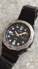 Dugena Nautica T-200 Quartz Taucheruhr Herrenarmbanduhr 80er Vintage