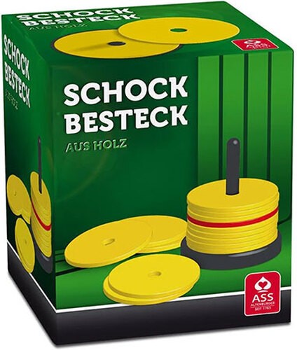 Spiel schockbesteck aus holz - aus,