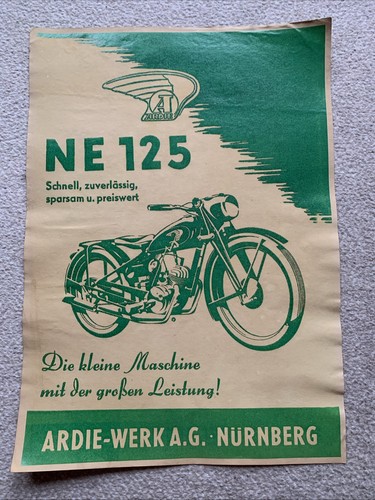 Ardie 125 motorrad reklame - ardie, ne
