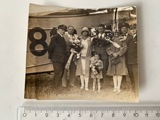 Foto 1929 DeRuLuft - Crew am Flughafen Königsberg Ostpreußen, Russland Lufthansa