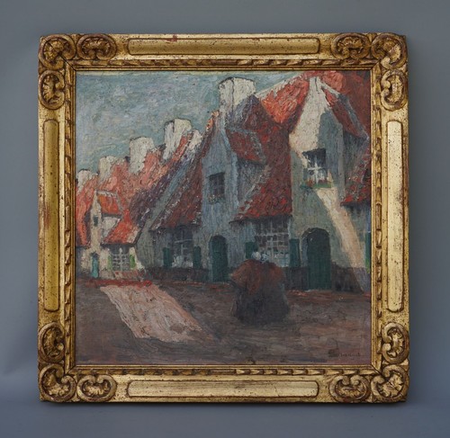 Straßenszene mit zwei frauen - straßenszene,