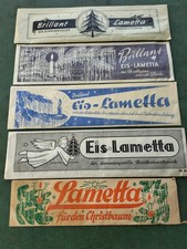 Brilliant-Eis Lametta 5x alt unbenutzt Weihnachten Christbaum antik ck. 100g