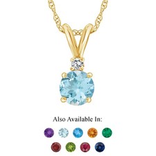 14K Gelbgold 5mm runder echter