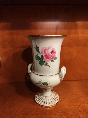 Meissen vase blumen - vase, rose