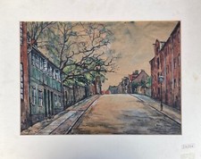 Aquarell Max Stobbe Hamburg
