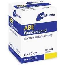 Meditrade ABE® Wundverband Pflaster steril 5x7cm Wundschnellverband 100 Stück