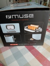 Muse Toaster Edelstahl Retro