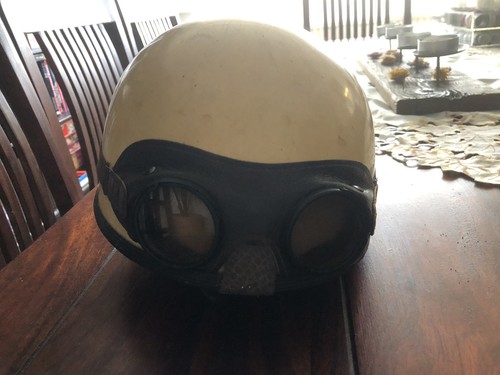 Ddr motorradhelm und - motorradhelm, brille