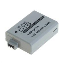 Akku für LP-E5 - Canon EOS 1000D 800mAh Kamera Ersatz Batterie Accu
