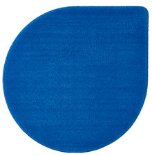 IKEA BERGVATTNET Badematte, blau, 60 x 60 cm (24 x 24 Zoll) BRANDNEU