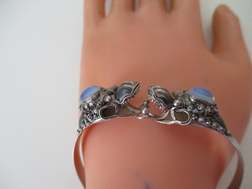 Drachen armreif armband 950 - armreif,