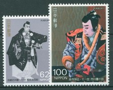 Japan 1991 Kabuki-Darsteller 2066/67 postfrisch