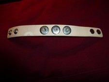 Noosa Lederarmband weiß