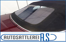BMW Z3 Cabrio Heckscheibe mit Reißverschluss mit Montage für das org Verdeck