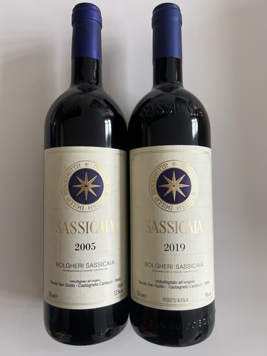 Flasche sassicaia 2005 - flasche,
