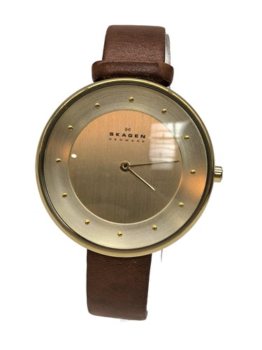 Skagen uhr mit lederarmband - skagen,