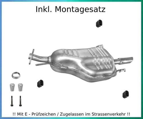 Endschalldämpfer für opel - endschalldämpfer,