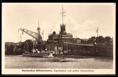Ansichtskarte wilhelmshaven - ansichtskarte,