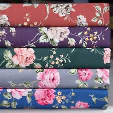 Baumwollstoff Meterware "Amelia" Blumen Stoff 240cm Breite Baumwolle ab 50cm 