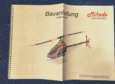 Mikado Logo 550 SX  Helicopter OriginalBauanleitung 13 S. ModellHubschrauber