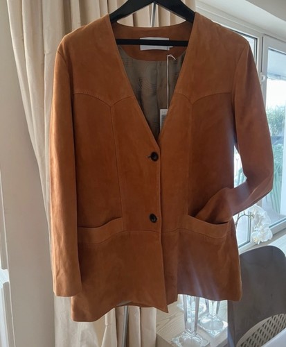 Closed wildleder leder jacke - wildleder,