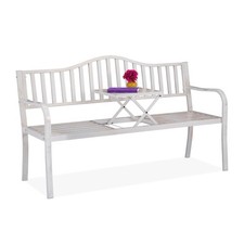 Gartenbank mit klapptisch - mit,