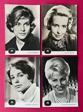 4 x DDR Schauspieler Foto AK