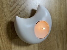 Teelichthalter Mond  * Kerzenhalter für Teelicht * Handmade * Keraflott Keramik