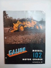 Galion Motor Grader 102 Sales