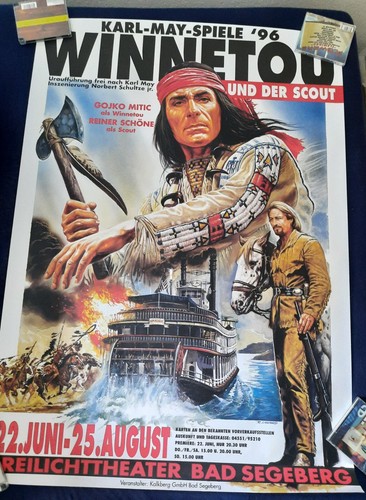 Winnetou und der - , plakat