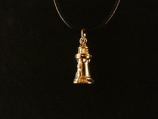 Leuchtturm Anhänger mit Kette 24 Karat Vergoldet Ostsee Nordsee Meer Bucht