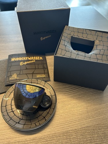 Hundertwasser espresso set - hundertwasser, espresso-set