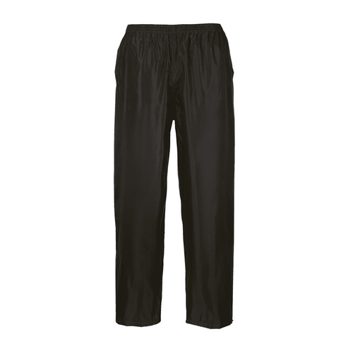 Regenhose schwarz xxxl - schwarz, mit