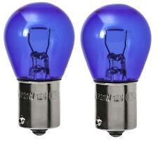 2x BA15s 21W 12V Xenon Optik Super White Für PKW Lampen Birnen Blaues Glas