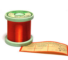 Kupferlackdraht Schwering & Hasse, 0.02 mm, "Engelshaar" f. Eingangs-Übertrager