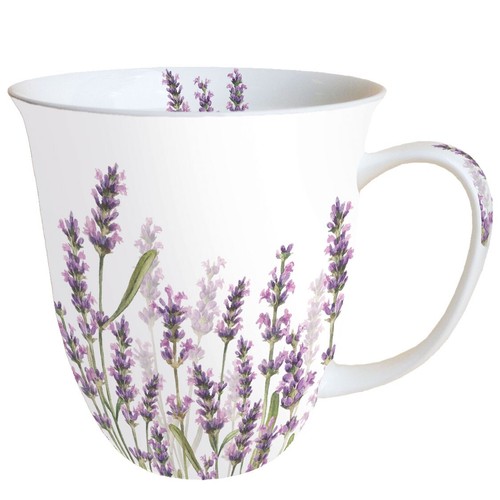 Porzellan tasse lavender - porzellan-tasse, "lavender