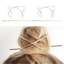 Frauen metall haarspange bun - metall,