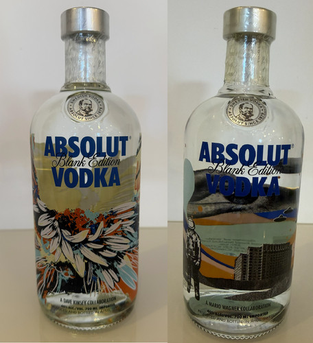 Absolut vodka blank set - absolut,