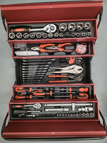 Werkzeugkasten aus metall 85 - metall,,