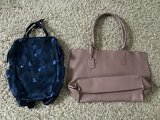 2x Damen Tchibo Taschen Rucksack Shopper Umhängetasche Handtasche Schultertasche