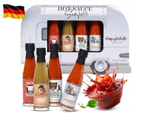 Scharfe saucen geschenkset - saucen,